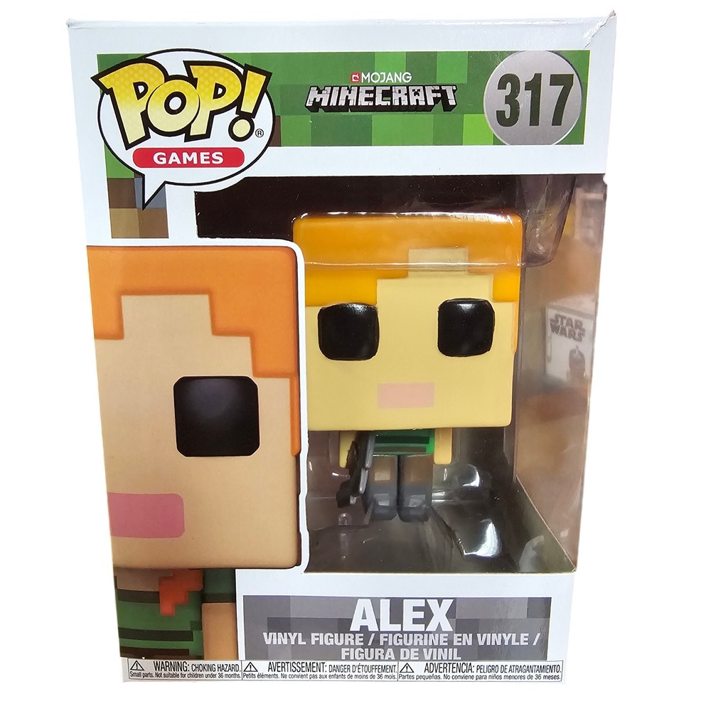 Funko Pop Games Minecraft Alex 317 Vinyl Figure Mojang Collectible 2018